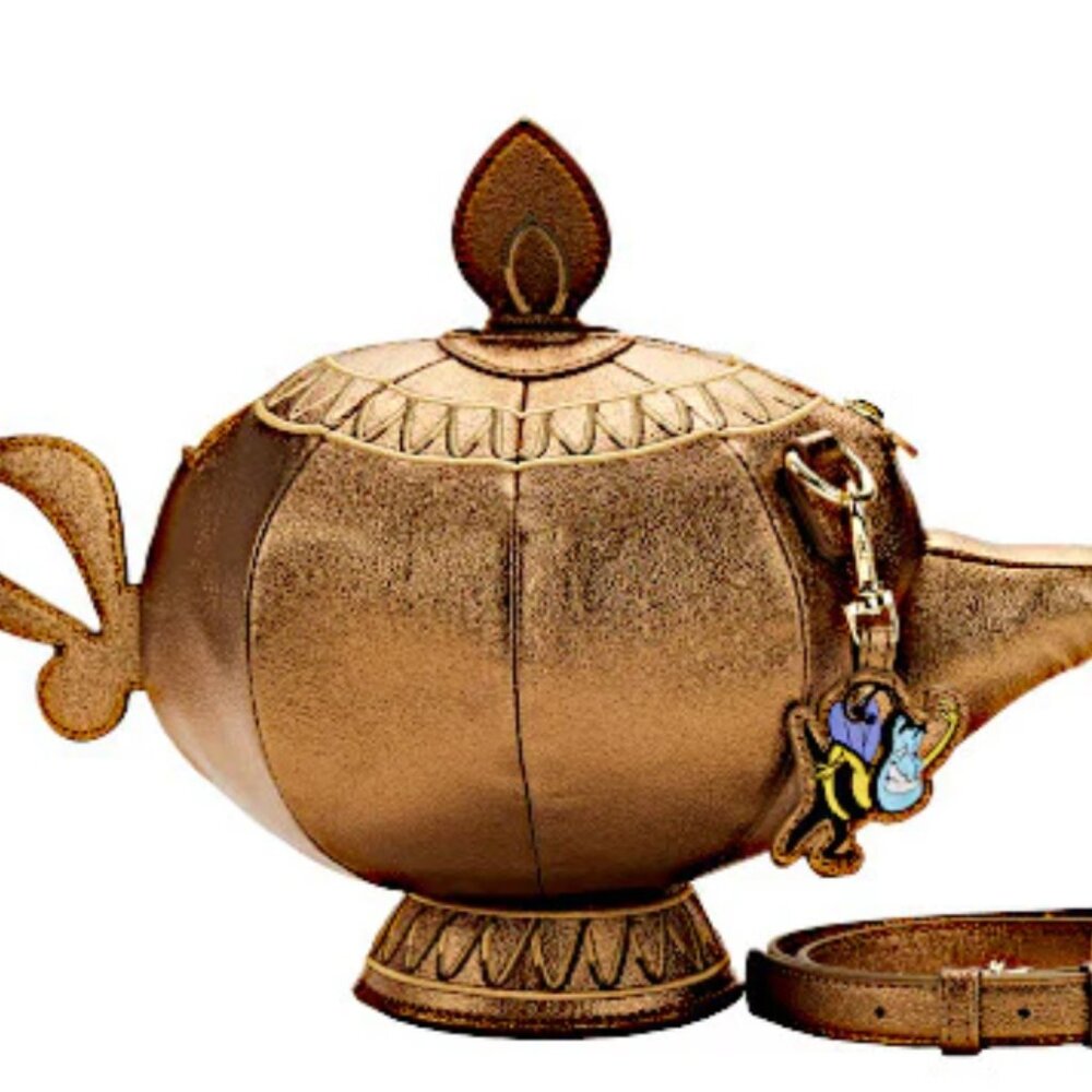 NWT Stitch Shoppe By Loungefly Aladdin Genie Lamp Crossbody Bag